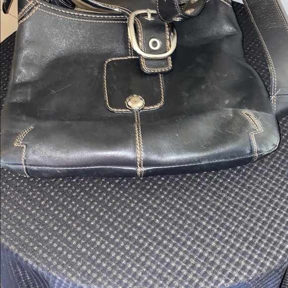 Coach 2PC black leather crossbody and wallet - Picture 8 of 8